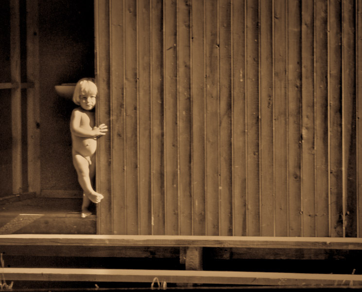 Bernard, Boy in a Bathhouse, Germany