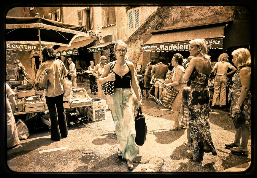St. Tropez Market Place, France