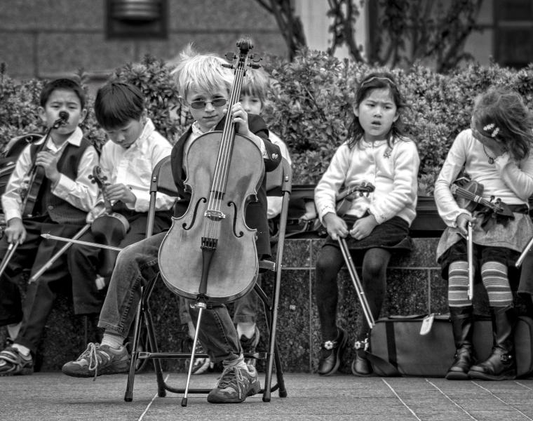 Cellist In Waiting