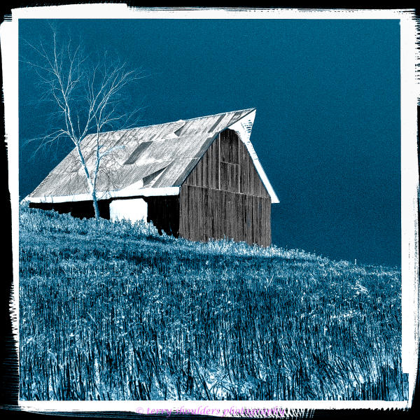 Blue Sky, Gray Barn