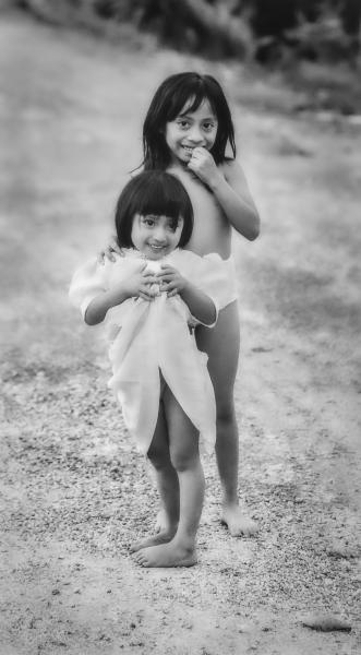 Mayan Sisters Of Coba, Mexico